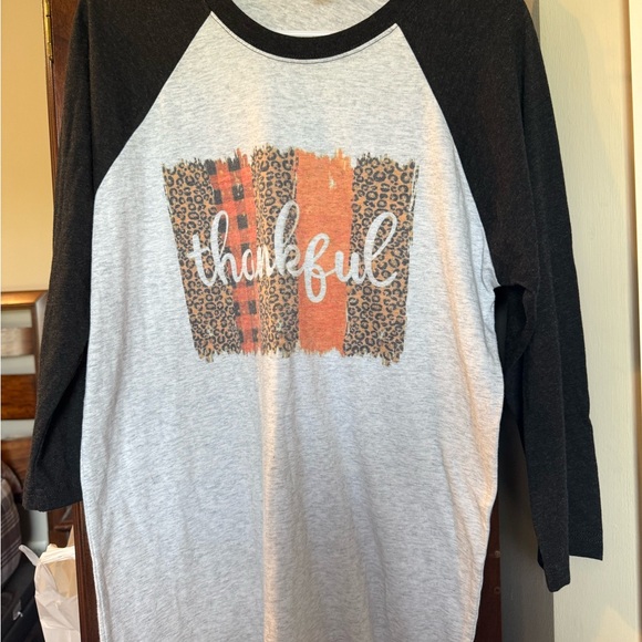Thankful Fall sublimation 3/4 sleeve Shirt - Picture 1 of 2